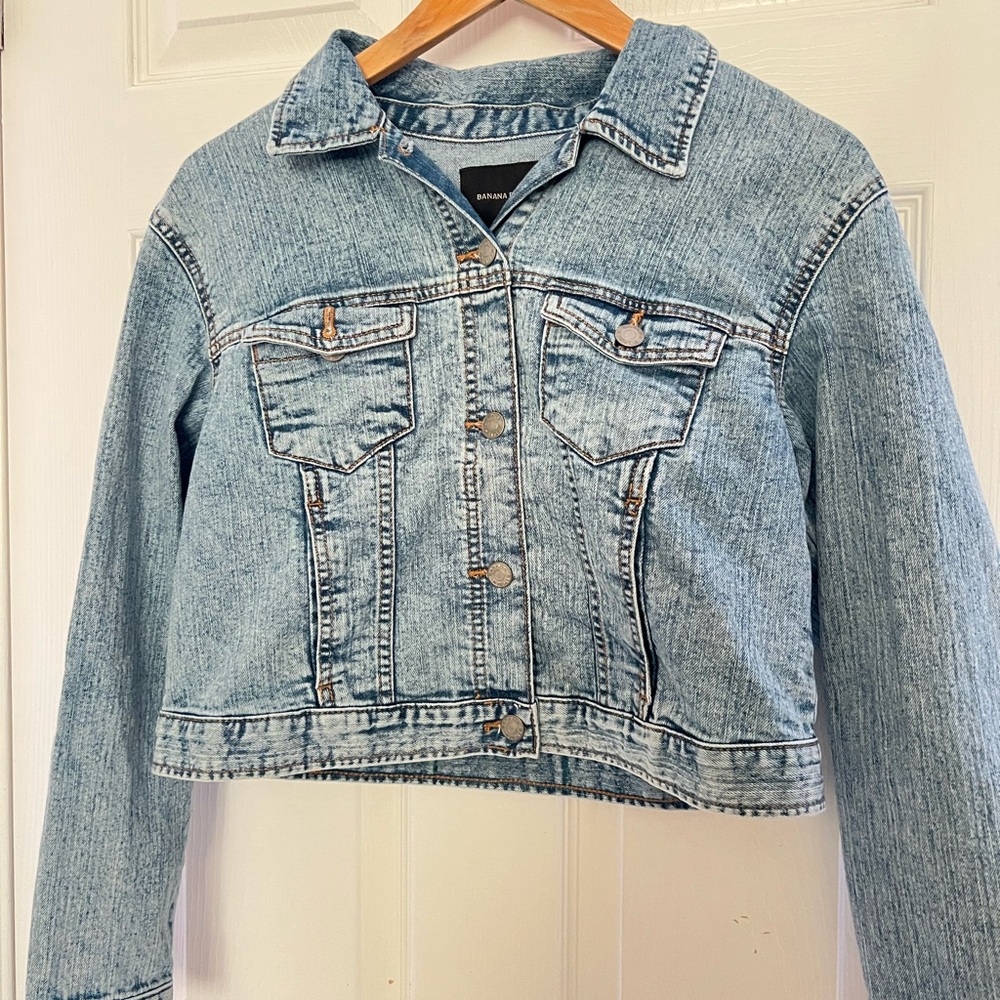 Banana Republic Light Blue Jean Jacket